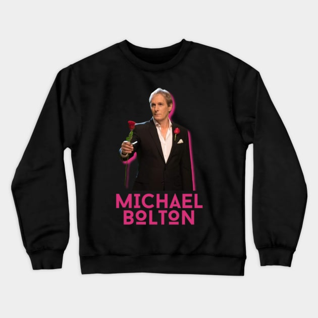 Michael bolton\\\original retro fan art Crewneck Sweatshirt by MisterPumpkin